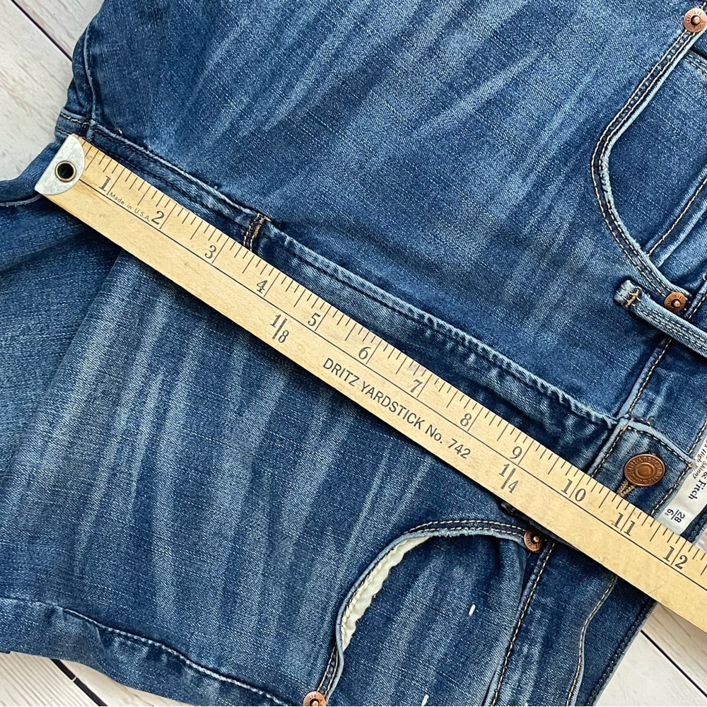 A&F Women’s 28 Distressed Skinny High Rise Abercrombie & Fitch Denim Capri Jeans - Picture 11 of 11